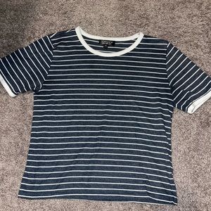 Topshop striped ringer tee